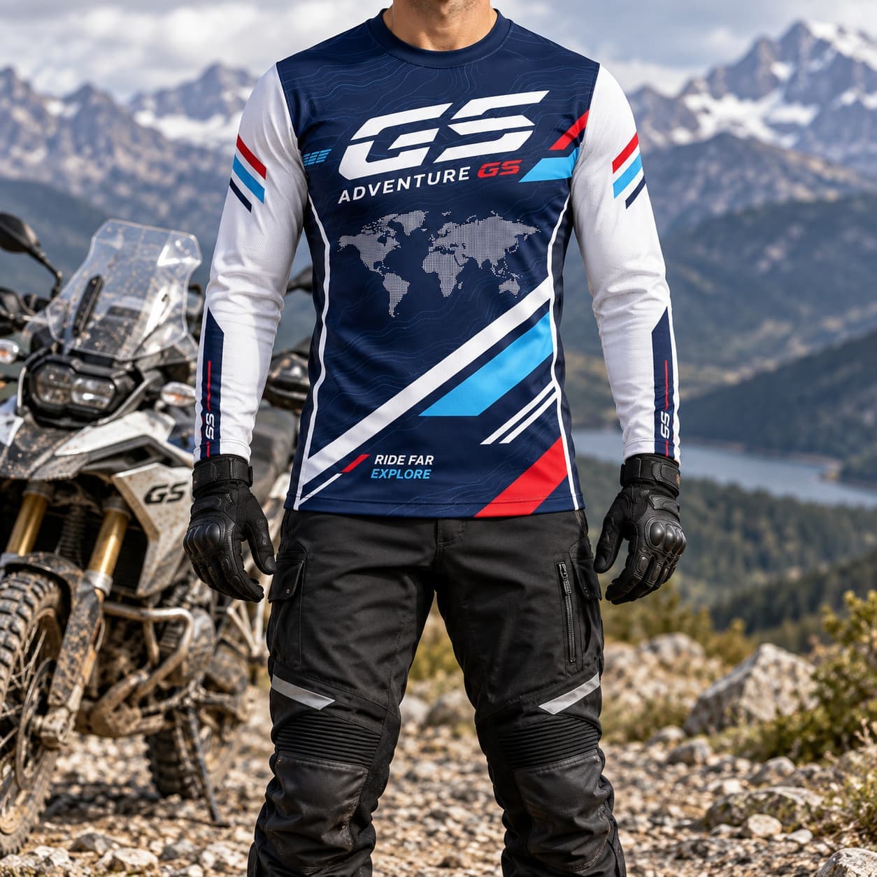 Outdoor Adventure Outfit - GS Adventure Erkek Tişörtü, Uzun Kollu,