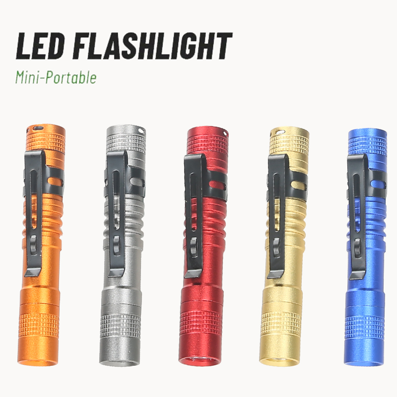 Outdoor Adventure Trips - Taşınabilir Mini LED Kalem Feneri, Kalem