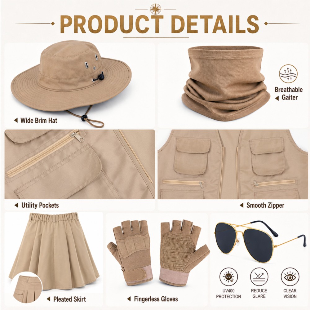 Açık Hava Gezgini Giyim Şapka  - Outdoor Adventure Outfit incelemesi ve fiyatı